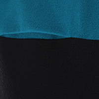 P.A.R.O.S.H. Robe en noir / Turquoise