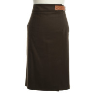 Bogner Wool skirt in dark brown