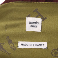 Hermès Pleated-skirt in green