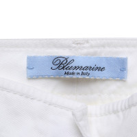Blumarine 7/8 pantaloni in bianco