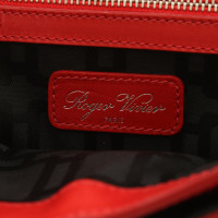 Roger Vivier Sac à main en Cuir verni en Rouge