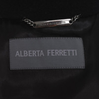 Alberta Ferretti Kaap in zwart