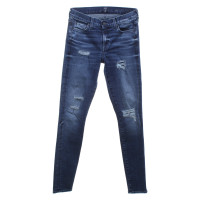 7 For All Mankind Skinny Jeans im Used-Look