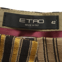 Etro trousers with stripes