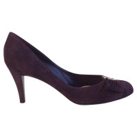 Salvatore Ferragamo pumps in aubergine