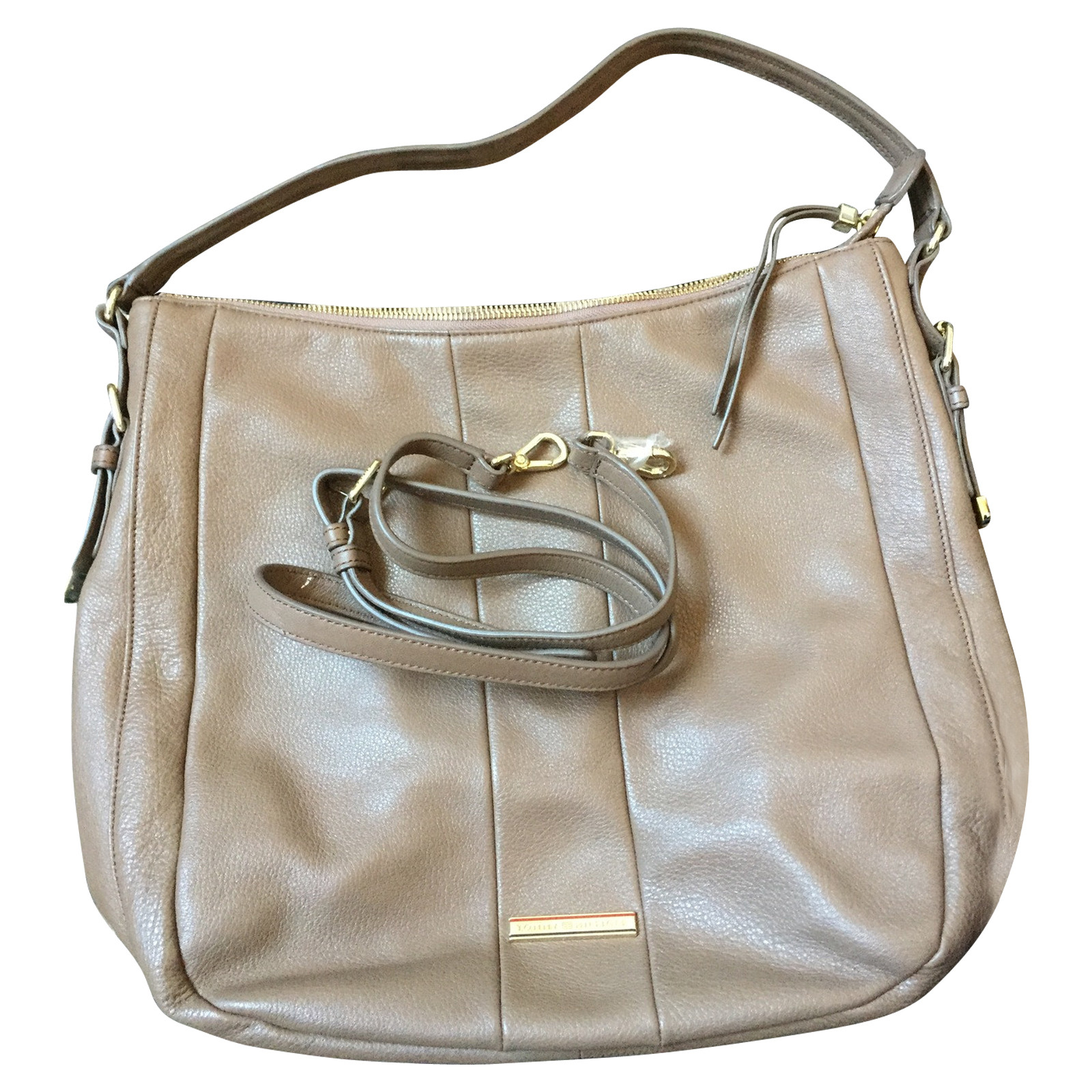 Tommy Hilfiger Shopper Leather in Taupe - Second Hand Tommy Hilfiger Shopper  Leather in Taupe buy used for 77€ (4557978)