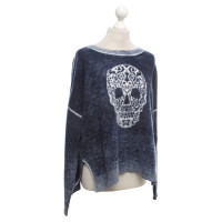 Skull Cashmere Sweater with pattern