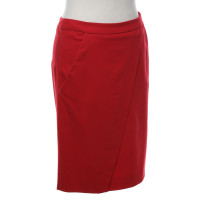 Hugo Boss Skirt Wool in Red