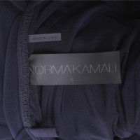 Norma Kamali Maxi vestito in blu scuro
