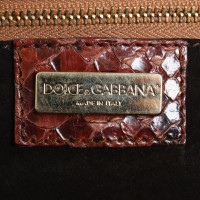 Dolce & Gabbana Borsa realizzata in pelle di pitone