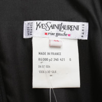 Yves Saint Laurent Seidenkleid in Schwarz
