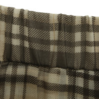 Brunello Cucinelli Silk skirt with plaid pattern