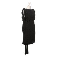 Maje Kleid aus Viskose in Schwarz