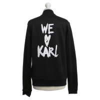 Karl Lagerfeld Veste College en noir