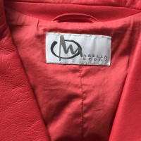 Marella Marella - veste en cuir rouge 
