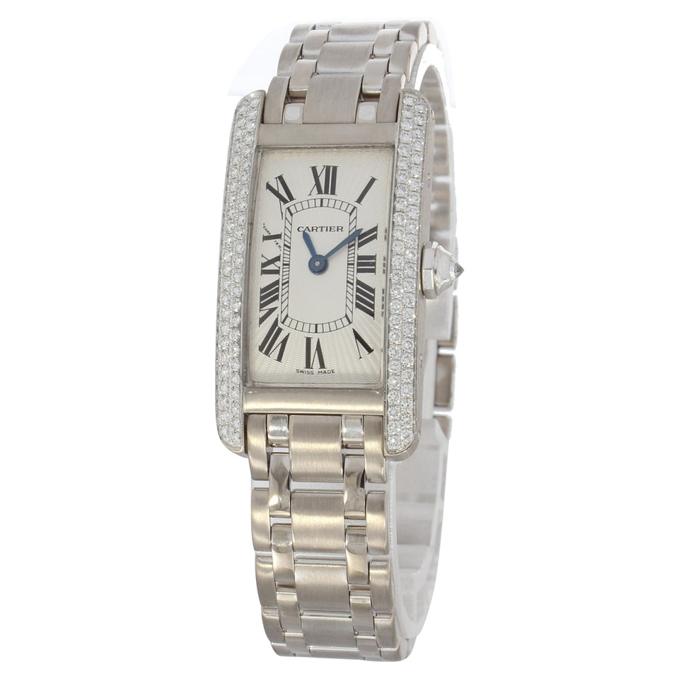 Cartier Tank Americaine in wit goud
