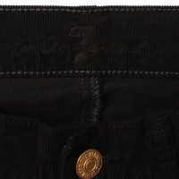 7 For All Mankind Corduroy trousers in black