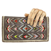 Autres marques Clutch en Cuir en Marron