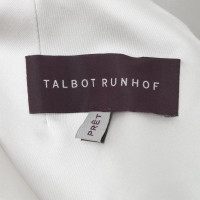 Talbot Runhof Jurk in champagne / zwart