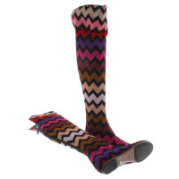 Missoni Stiefel mit Zick-Zack-Muster