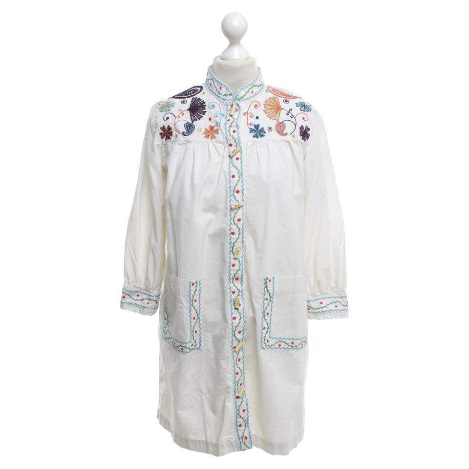 A.P.C. Lange blouse in crème