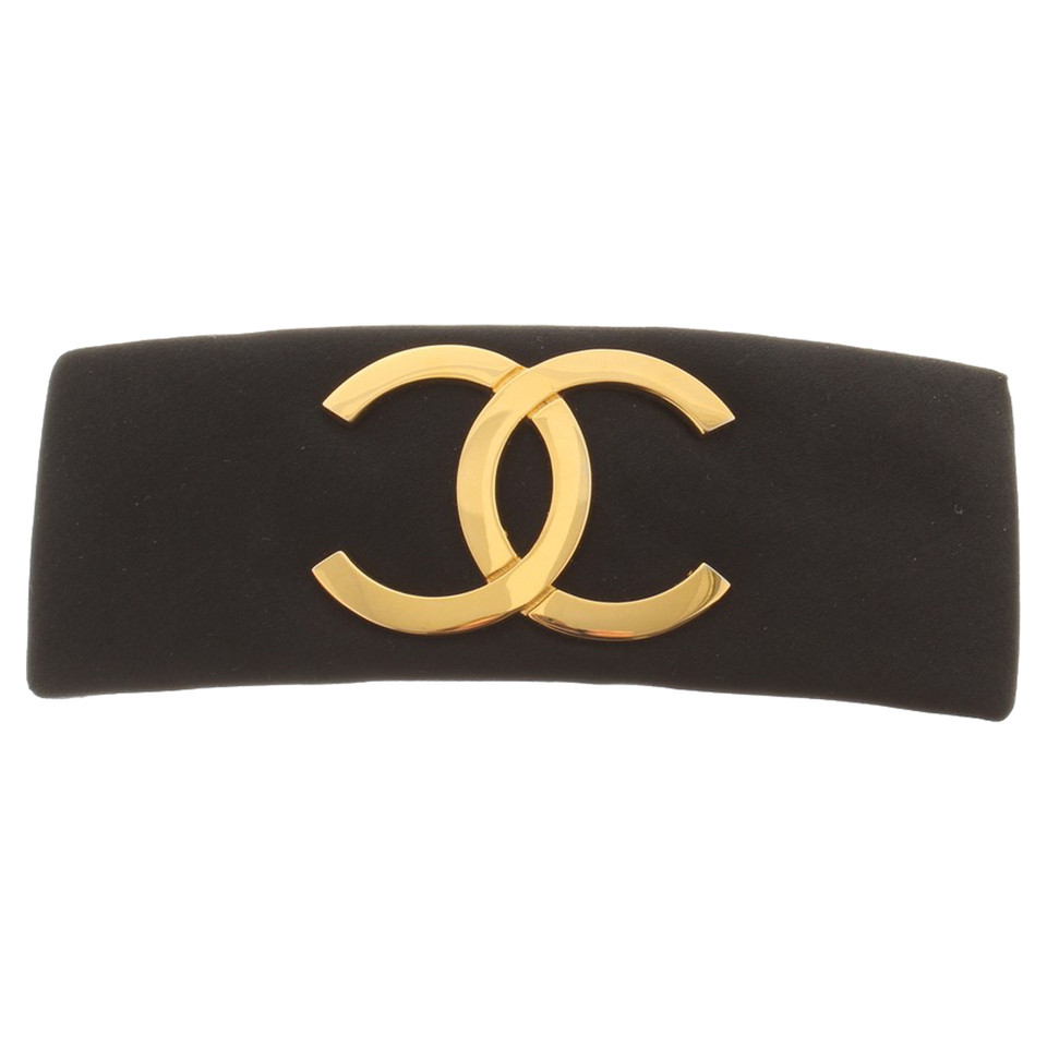 Chanel Haarspange mit Logo-Applikation
