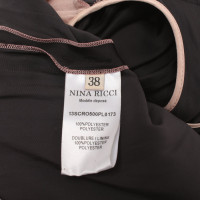 Nina Ricci Robe en rose / noir