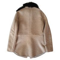Fabiana Filippi Jacket/Coat Wool in Beige