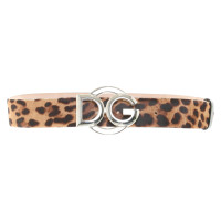 Dolce & Gabbana Gürtel mit Leoparden-Print