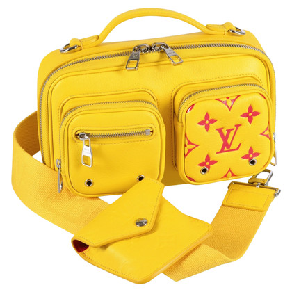 Louis Vuitton Utility Crossbody Bag in Pelle in Giallo