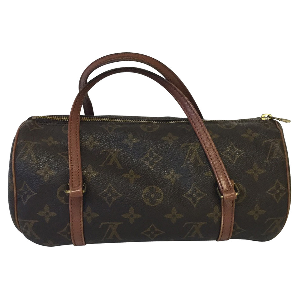 Louis Vuitton Handtasche aus Canvas in Braun