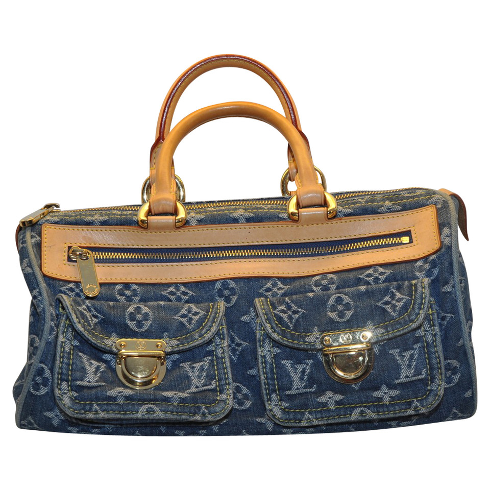 Louis Vuitton Neo Speedy Monogram Denim in Blau