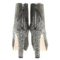 Miu Miu Ankle boots with glitter