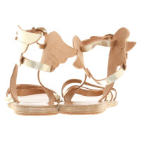 Ancient Greek Sandals Sandales avec application de l'aile