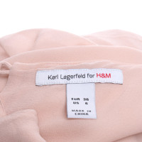 Karl Lagerfeld For H&M Kleid aus Seide in Rosa / Pink