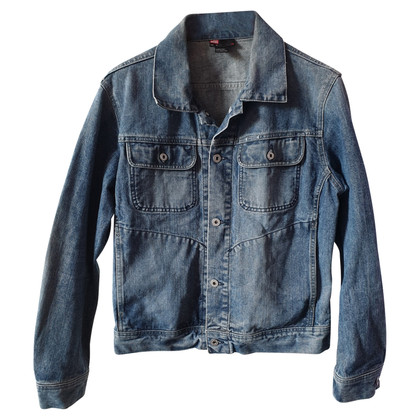 Diesel Jacke/Mantel aus Jeansstoff in Blau