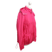 Moncler giacca impermeabile sottile in rosa