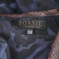 Other Designer Bonnie by Bogner - top made of silk in blue
