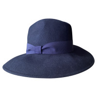 Iris & Ink Hut/Mütze aus Wolle in Blau