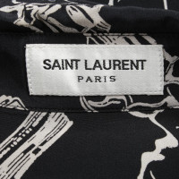 Saint Laurent Bluse mit Motiv-Print