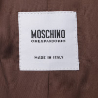 Moschino Cheap And Chic Wool blazer in bruin