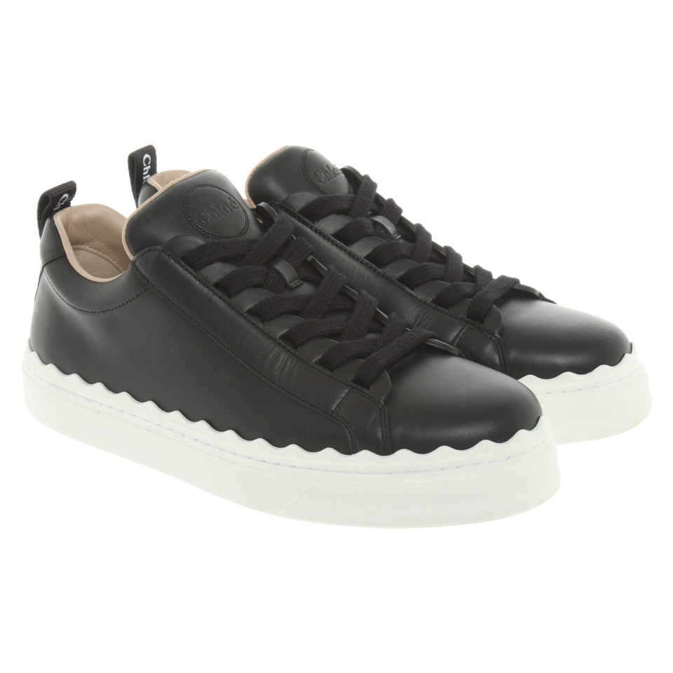 Chloé Trainers Leather in Black