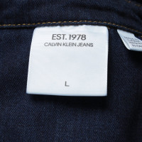 Calvin Klein Jeans Jurk Katoen in Blauw