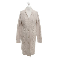 Closed Knitted coat in beige