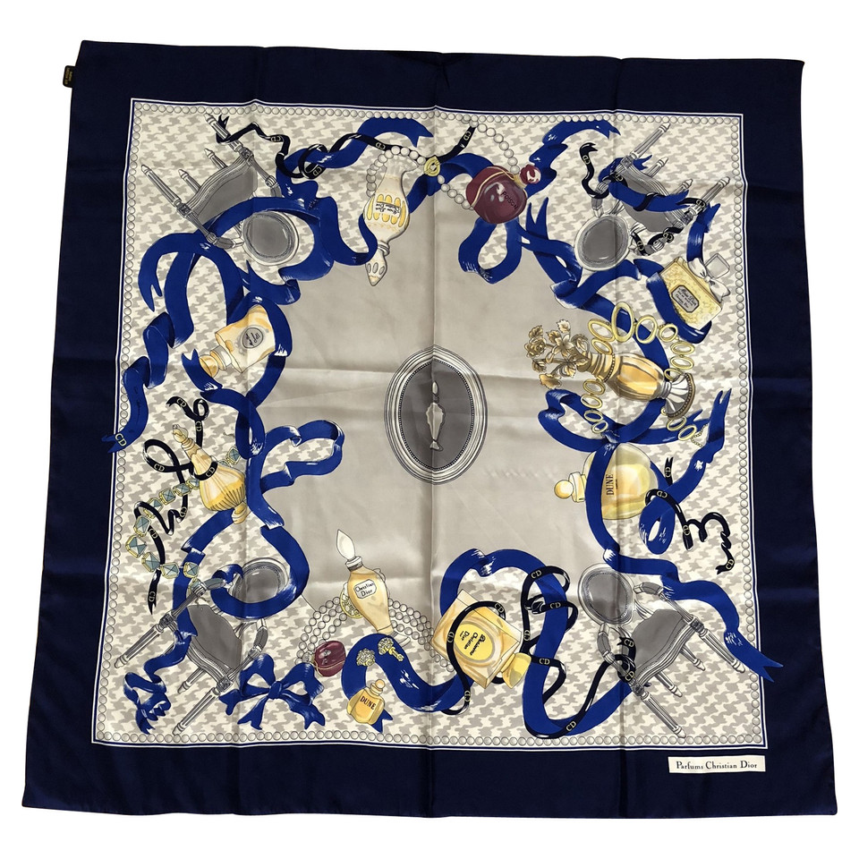 Christian Dior Zijden sjaal met patronen