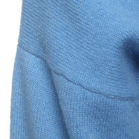 360 Sweater Kasjmier truien in lichtblauw