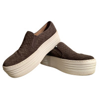 Steve Madden Trainers Suede in Taupe