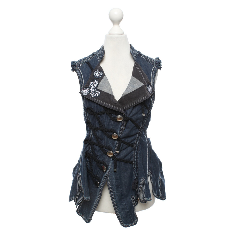 High Use Vest Cotton in Blue