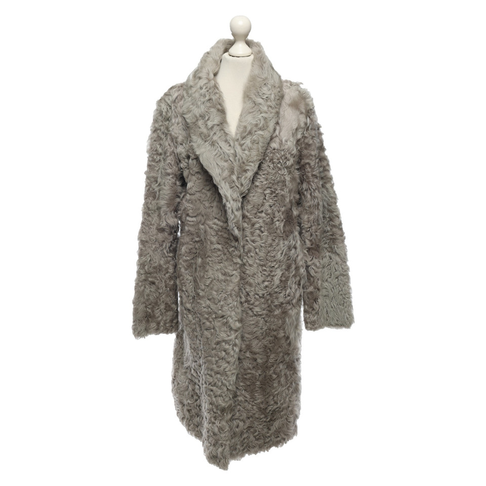 Arma Giacca/Cappotto in Pelliccia in Grigio