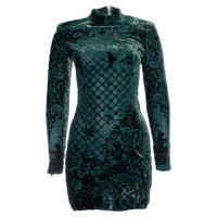 Balmain X H&M Kleid aus Viskose in Grün